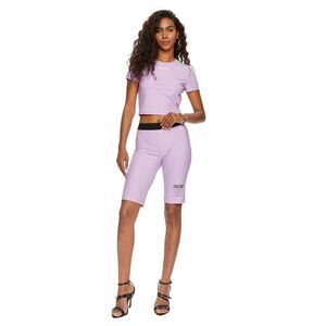 Versace Jeans Couture Cycling Shorts - Lavender Luxury Athleisure
